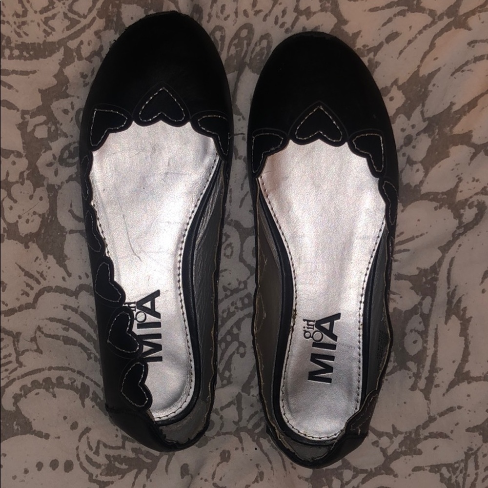 Slip on black shoes